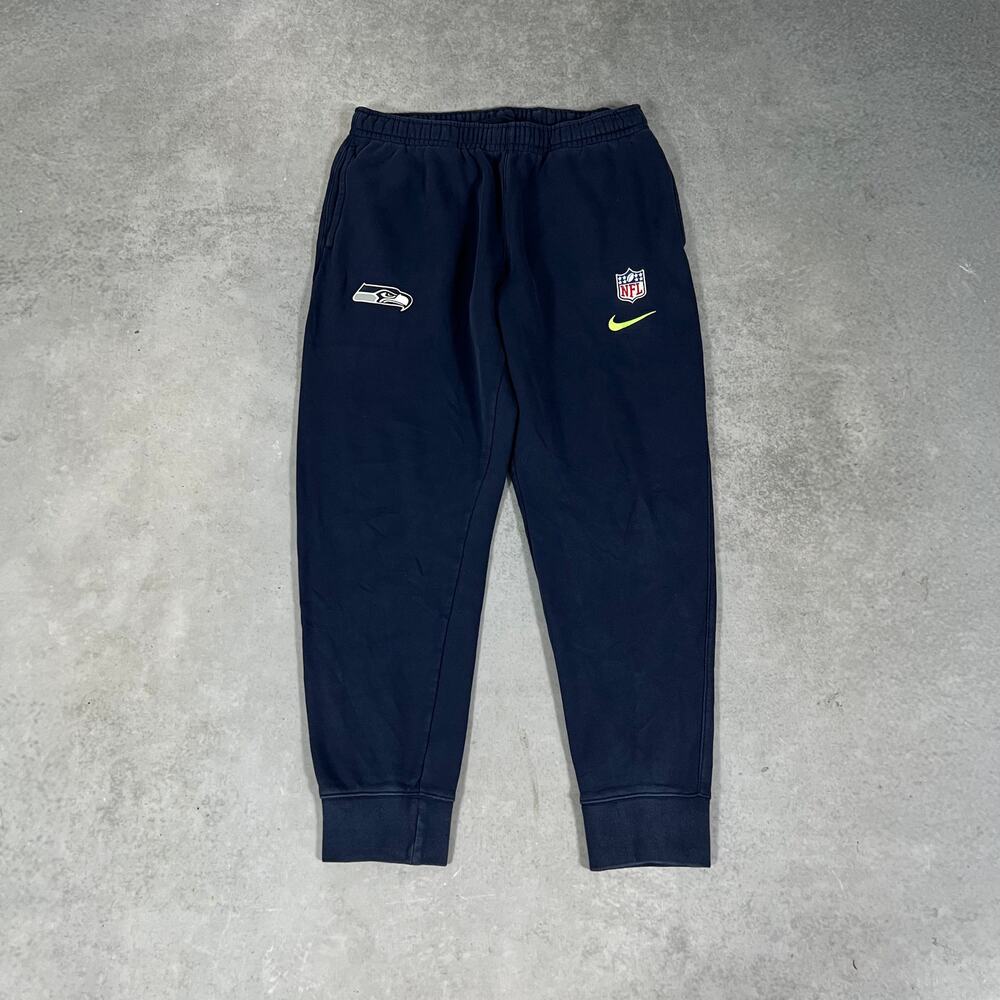 Nike NFL Seattle Seahawks Fleece Jogger Sweatpants Navy Mens - Size: L